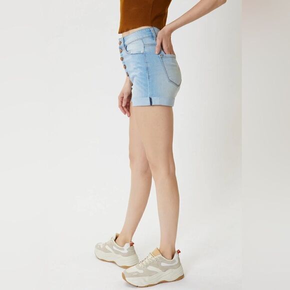 KanCan Jess Ultra High Rise Shorts - Picture 3 of 16